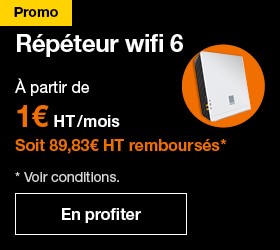 Répéteur Wifi 6E à partir de 1€ HT